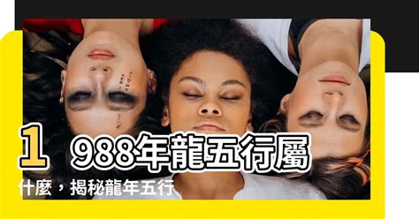 1988年屬什麼|【1988 什麼龍】1988 年五行屬什麼龍？你的命運、姻緣等你來解。